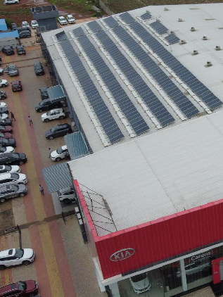 Rooftop Solar for Automobile Showrooms and Fuel Stations